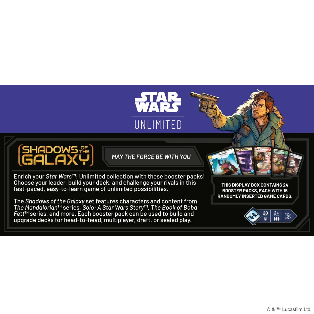 Star Wars: Unlimited – Shadows of the Galaxy (Booster-Display) - Anime Figuren günstig kaufen