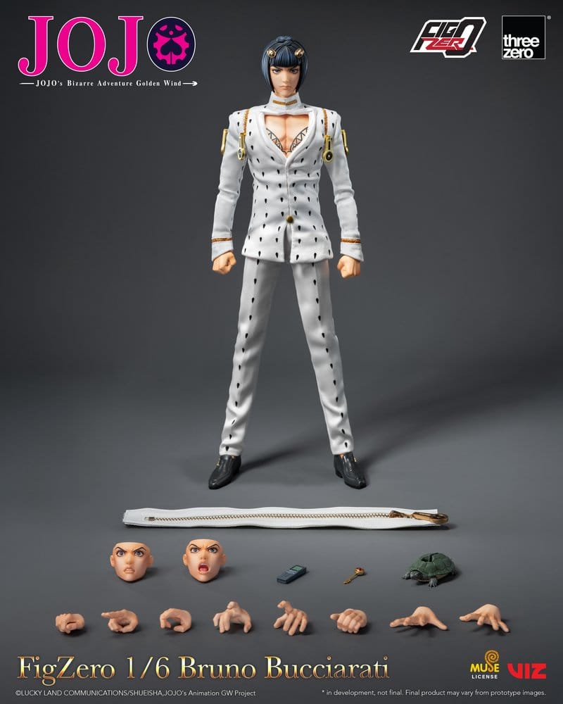 Bruno Bucciarati Jojo's Bizarre Adventure: Golden Wind FigZero ThreeZero - Anime Figuren günstig kaufen
