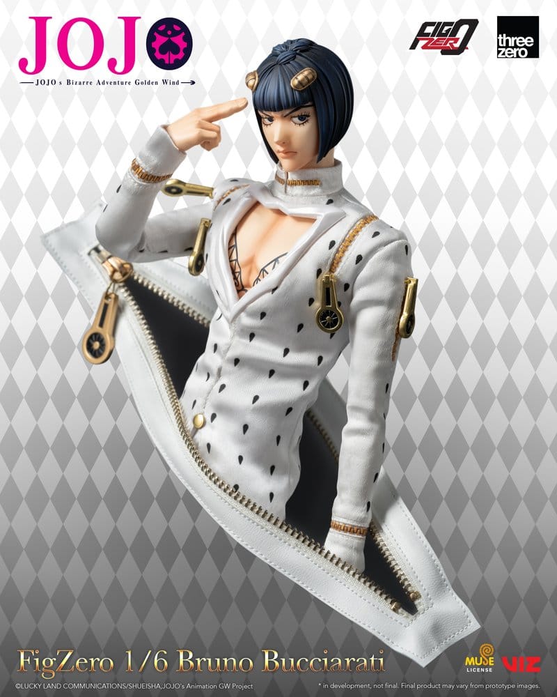 Bruno Bucciarati Jojo's Bizarre Adventure: Golden Wind FigZero ThreeZero - Anime Figuren günstig kaufen