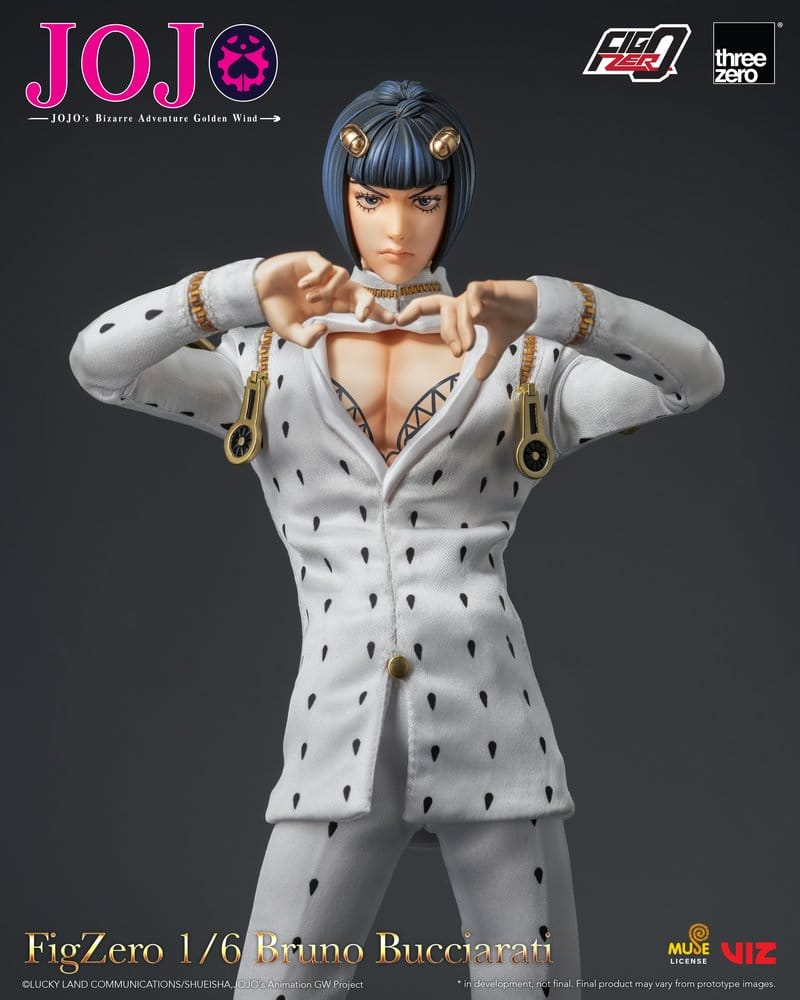Bruno Bucciarati Jojo's Bizarre Adventure: Golden Wind FigZero ThreeZero - Anime Figuren günstig kaufen