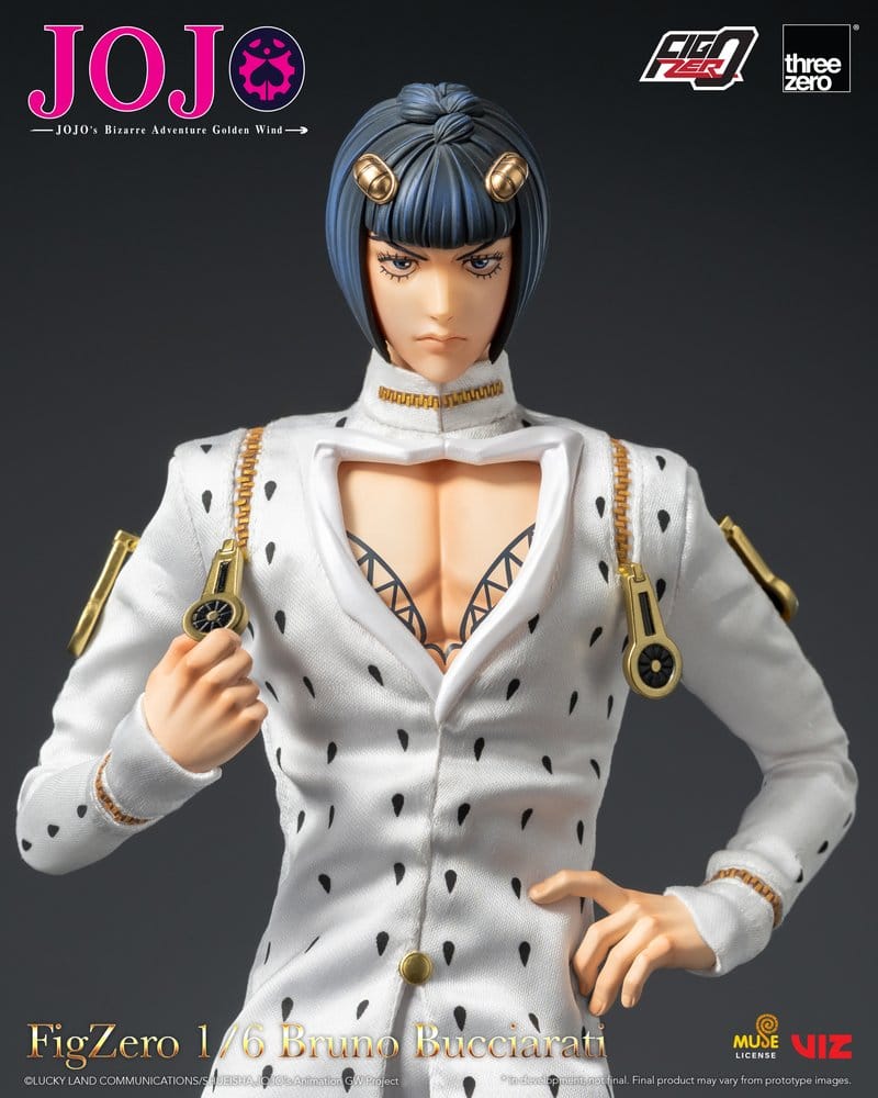 Bruno Bucciarati Jojo's Bizarre Adventure: Golden Wind FigZero ThreeZero