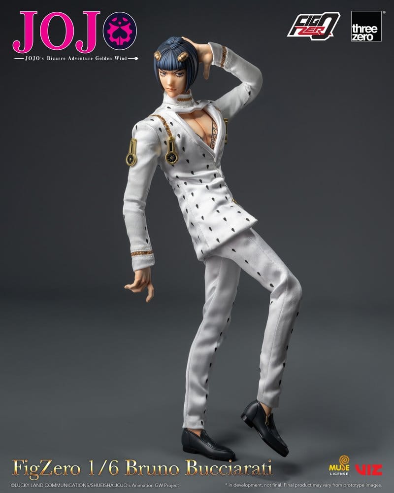 Bruno Bucciarati Jojo's Bizarre Adventure: Golden Wind FigZero ThreeZero