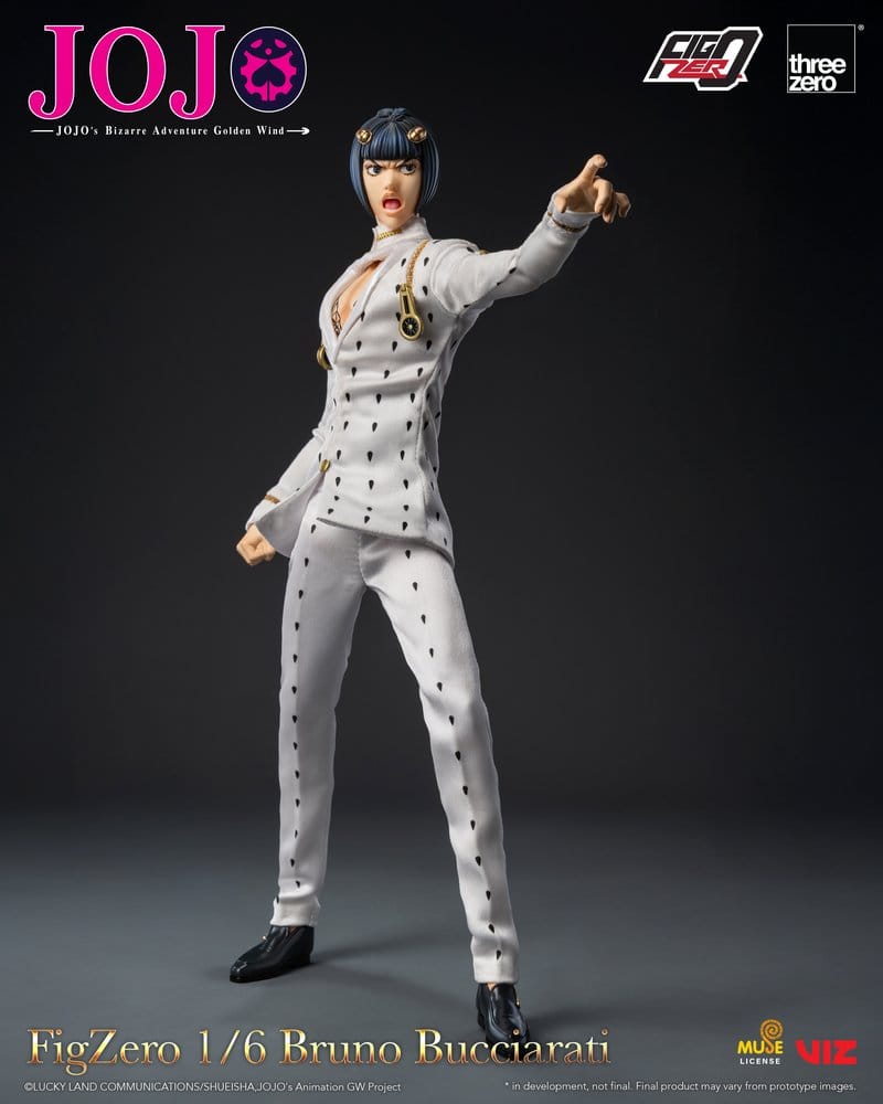 Bruno Bucciarati Jojo's Bizarre Adventure: Golden Wind FigZero ThreeZero
