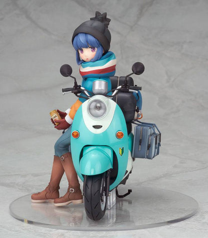 Laid-Back Camp PVC Statue Rin Shima with Scooter - Anime Figuren günstig kaufen