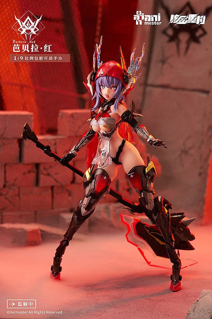 Thunderbolt-barbera red Animester Alloy Articulated Assemblable Model