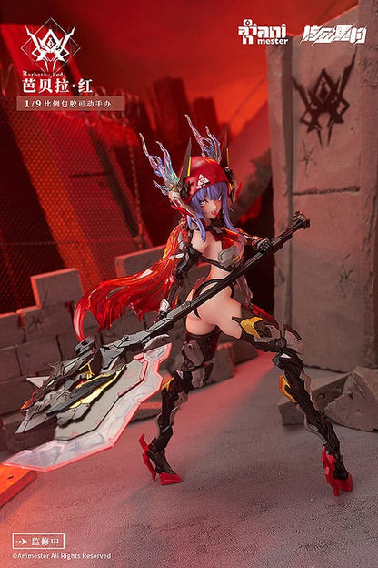 Thunderbolt-barbera red Animester Alloy Articulated Assemblable Model