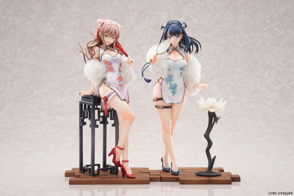 Gridman Universe PVC Statuen 2er-Set Rikka Takarada & Yume Minami China Dress Ver. - Anime Figuren günstig kaufen