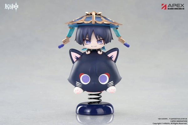 Genshin Impact Chibi Chara Yurayura Stand PVC Figur Wanderer - Anime Figur