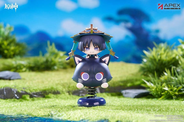 Detailansicht Genshin Impact Chibi Chara Yurayura Stand PVC Figur Wanderer