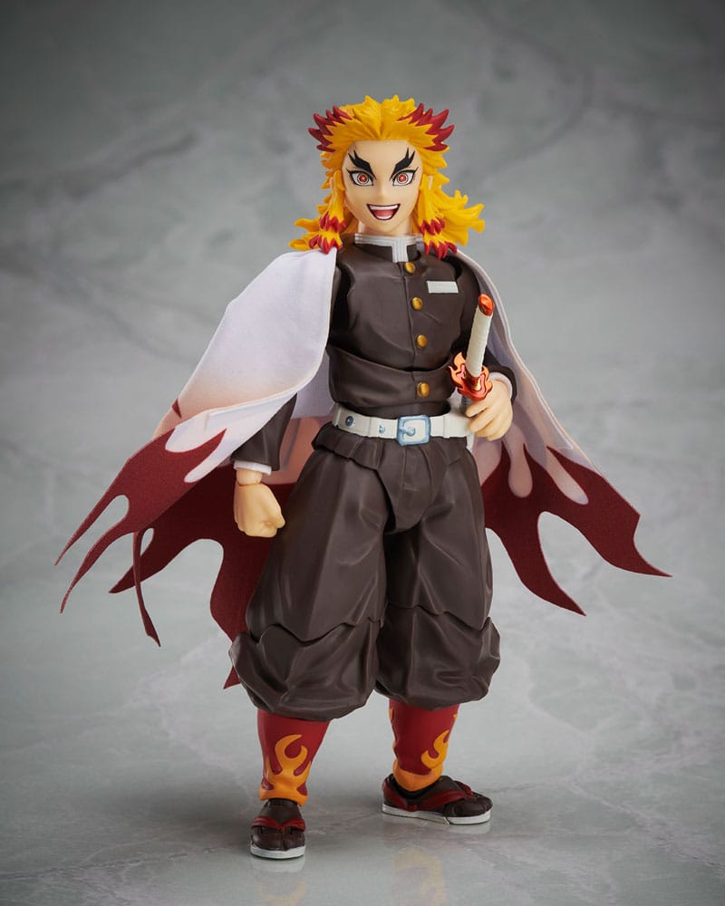 Demon Slayer: Kimetsu no Yaiba BUZZmod Actionfigur Kyojuro Rengoku - Beschädigte Verpackung - Anime Figuren günstig kaufen