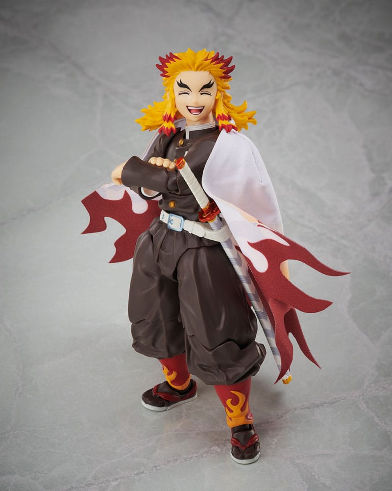 Demon Slayer: Kimetsu no Yaiba BUZZmod Actionfigur Kyojuro Rengoku - Beschädigte Verpackung - Anime Figuren günstig kaufen