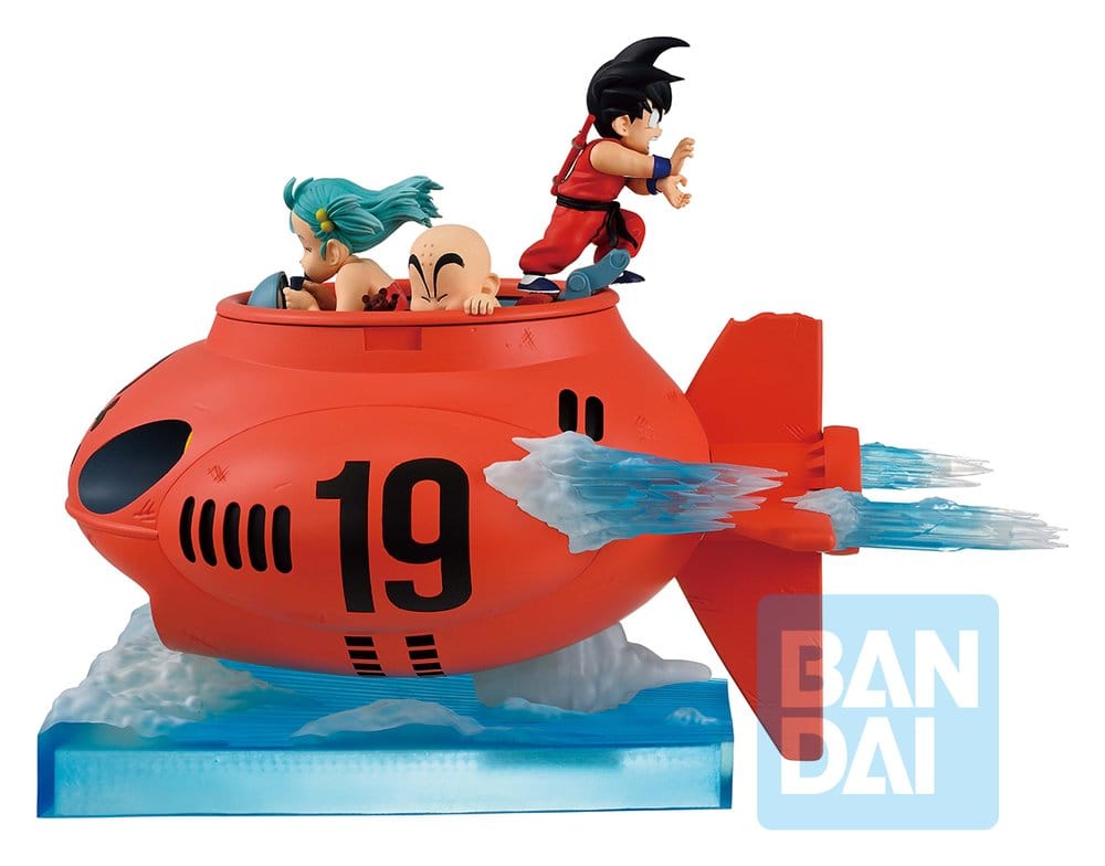 Dragon Ball Ichibansho PVC-Figur Son Goku & Bulma & Krillin (VS Red Ribbon Army) 16 cm - Anime Figuren günstig kaufen