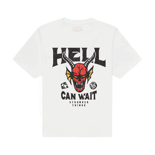 Stranger Things T-Shirt Hell Can Wait (white) - Anime Figuren günstig kaufen