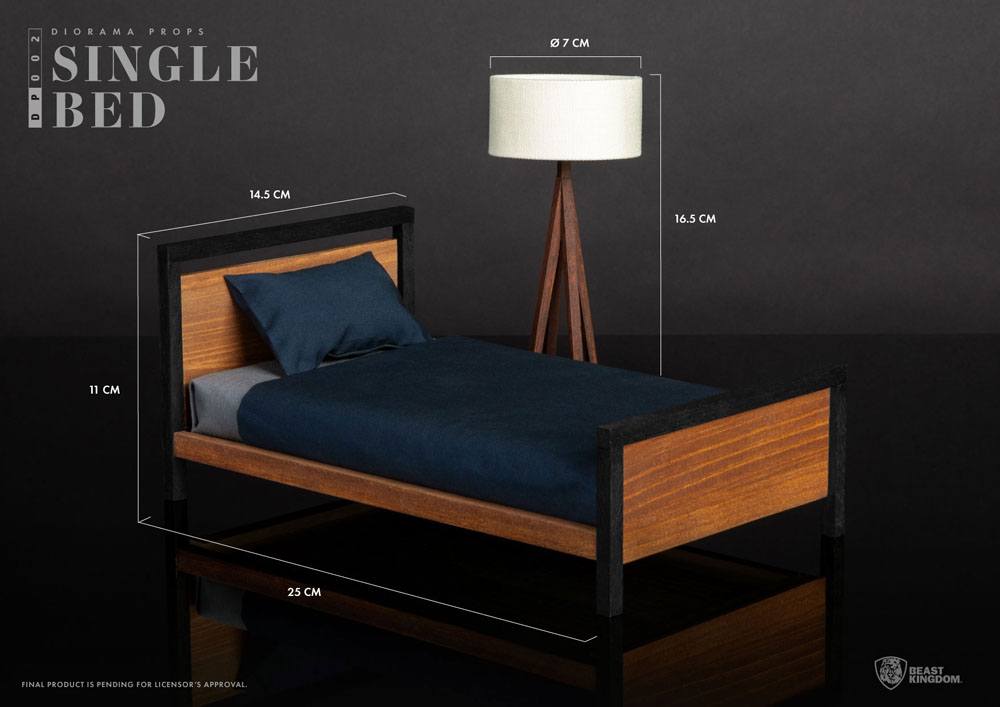 Diorama Props Series Zubehör-Set Single Bed Set
