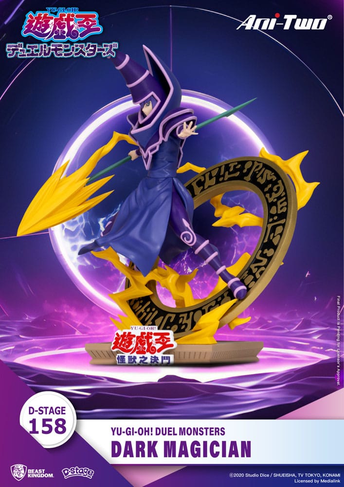 Dark Magician Yu-Gi-Oh! Duel Monsters D-Stage Beast Kingdoms - Anime Figuren günstig kaufen