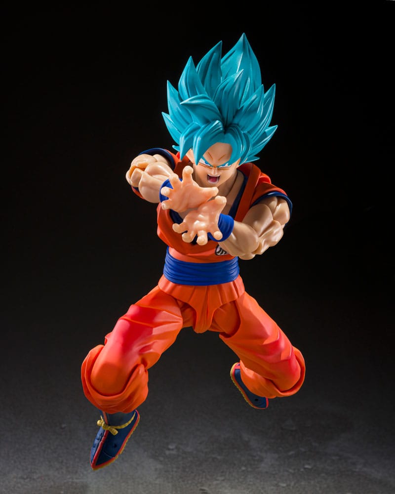 Super Saiyan God Super Son Guko (Blue power transcending Limits) Bandai Tamashii Nations