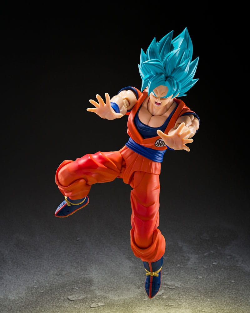 Super Saiyan God Super Son Guko (Blue power transcending Limits) Bandai Tamashii Nations