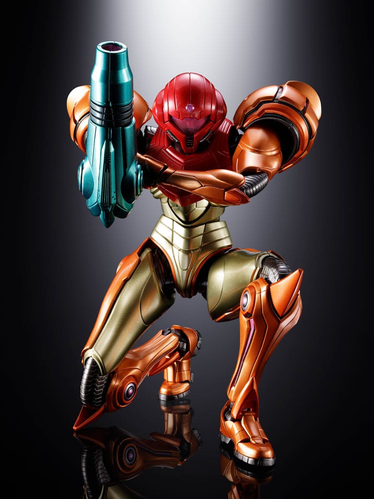Samus Aran LED Chogokin Diecast Bandai Tamashii Nations - Anime Figuren günstig kaufen