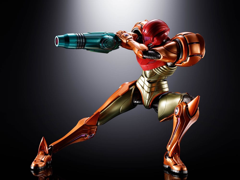 Samus Aran LED Chogokin Diecast Bandai Tamashii Nations - Anime Figuren günstig kaufen