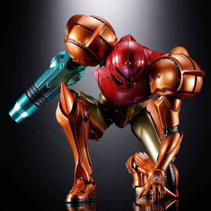 Samus Aran LED Chogokin Diecast Bandai Tamashii Nations - Anime Figuren günstig kaufen