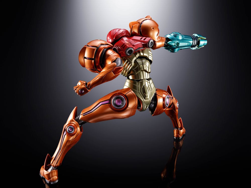 Samus Aran LED Chogokin Diecast Bandai Tamashii Nations - Anime Figuren günstig kaufen