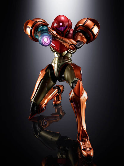 Samus Aran LED Chogokin Diecast Bandai Tamashii Nations - Anime Figuren günstig kaufen