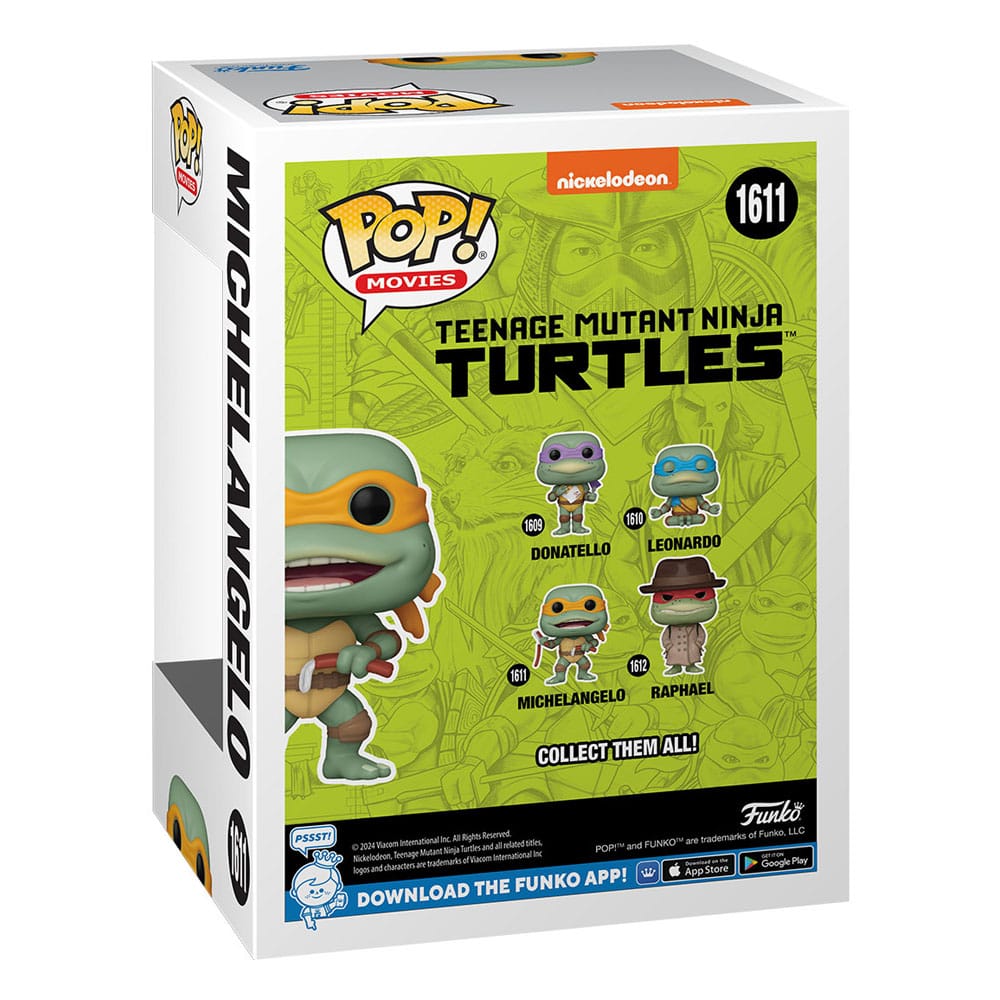 Teenage Mutant Ninja Turtles POP! Movies Vinyl Figur Michelangelo Sausage Link Nunchucks - Anime Figuren günstig kaufen