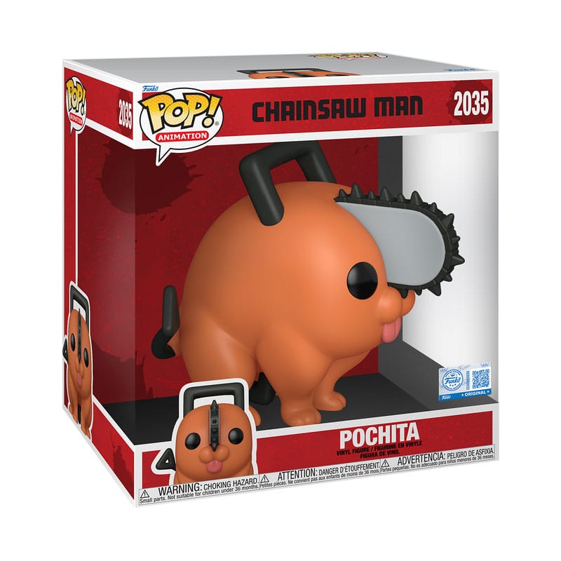 Chainsaw Man Super Sized Jumbo POP! Vinyl Figur Pochita - Anime Figuren günstig kaufen