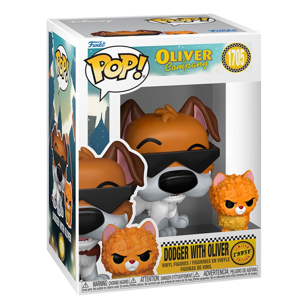 Oliver & Co. POP!&Buddy Movies Vinyl Figuren Dodger w/Oliver w/Chase Sortiment (6) - Anime Figuren günstig kaufen