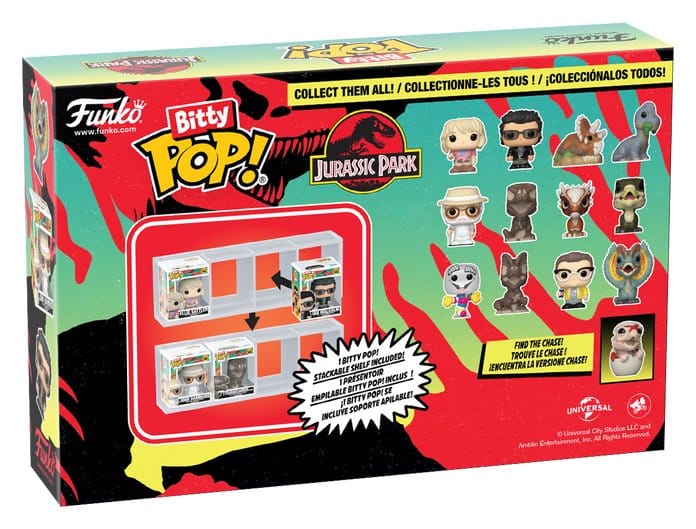 Jurassic Park Bitty POP! Vinyl Figuren 4er-Pack Mr. DNA 2, - Anime Figuren günstig kaufen