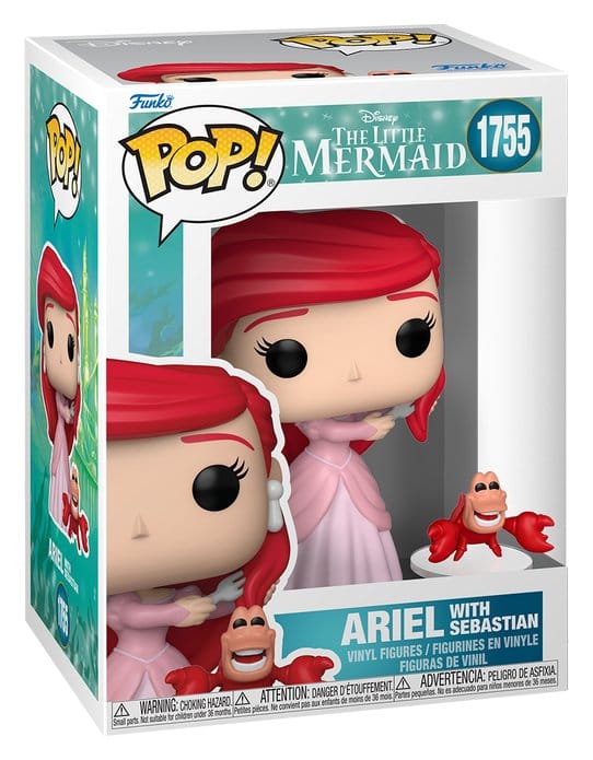 Arielle, die Meerjungfrau POP! Vinyl Figur S3 – Ariel with Sebastian - Anime Figuren günstig kaufen
