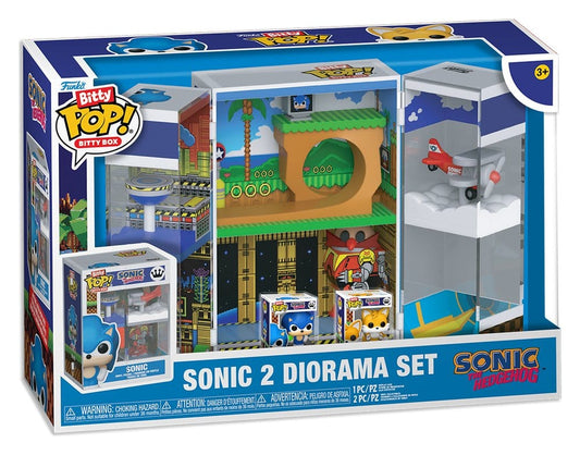 Sonic 2 Bitty POP! Boxes Vinyl Figur Diorama Set - Anime Figuren günstig kaufen