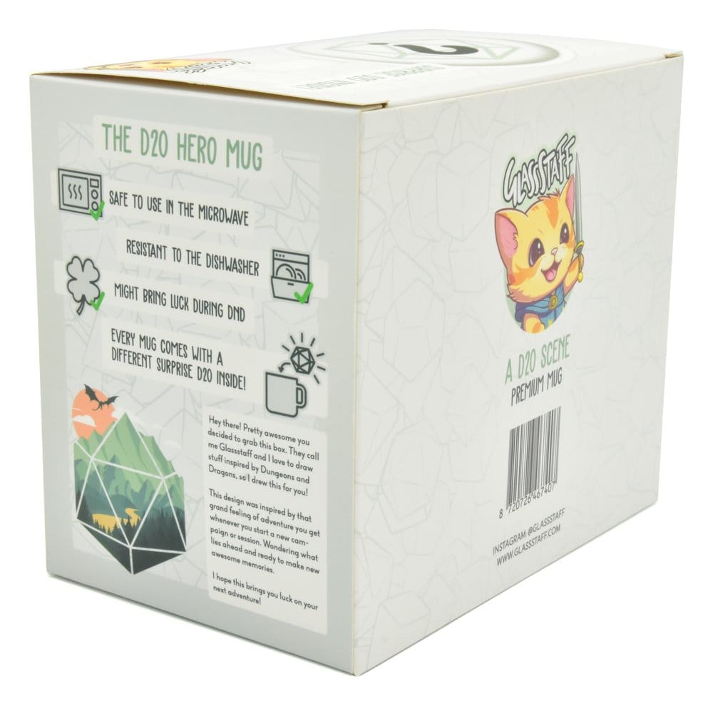 Glassstaff Geschenkbox Tasse & Würfel D20 A D20 Scene - Anime Figuren günstig kaufen