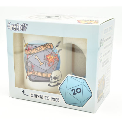 Glassstaff Geschenkbox Tasse & Würfel D20 Guess I'll Die - Anime Figuren günstig kaufen