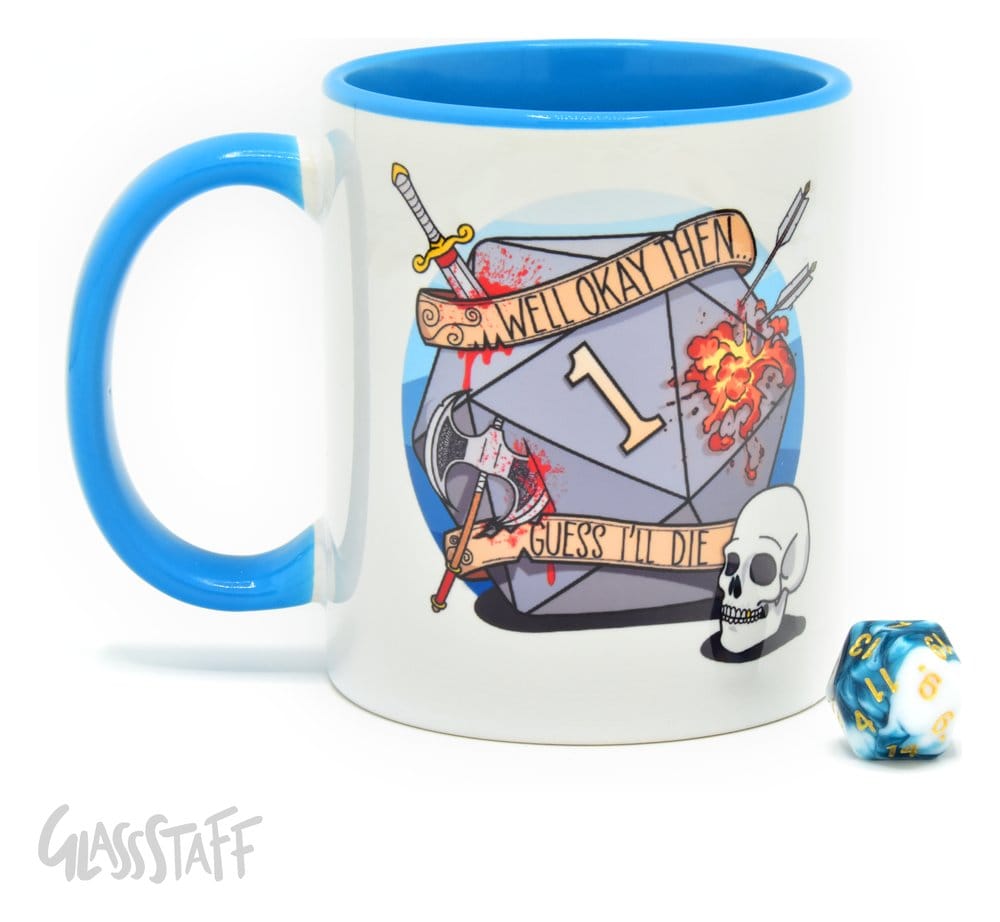 Glassstaff Geschenkbox Tasse & Würfel D20 Guess I'll Die - Anime Figuren günstig kaufen