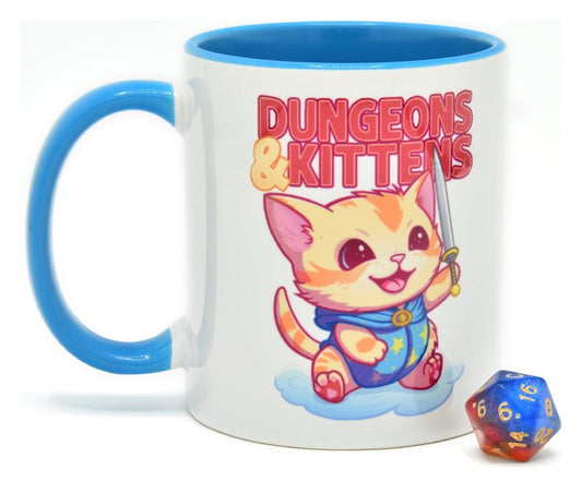 Glassstaff Geschenkbox Tasse & Würfel D20 Dungeons & Kittens - Anime Figuren günstig kaufen