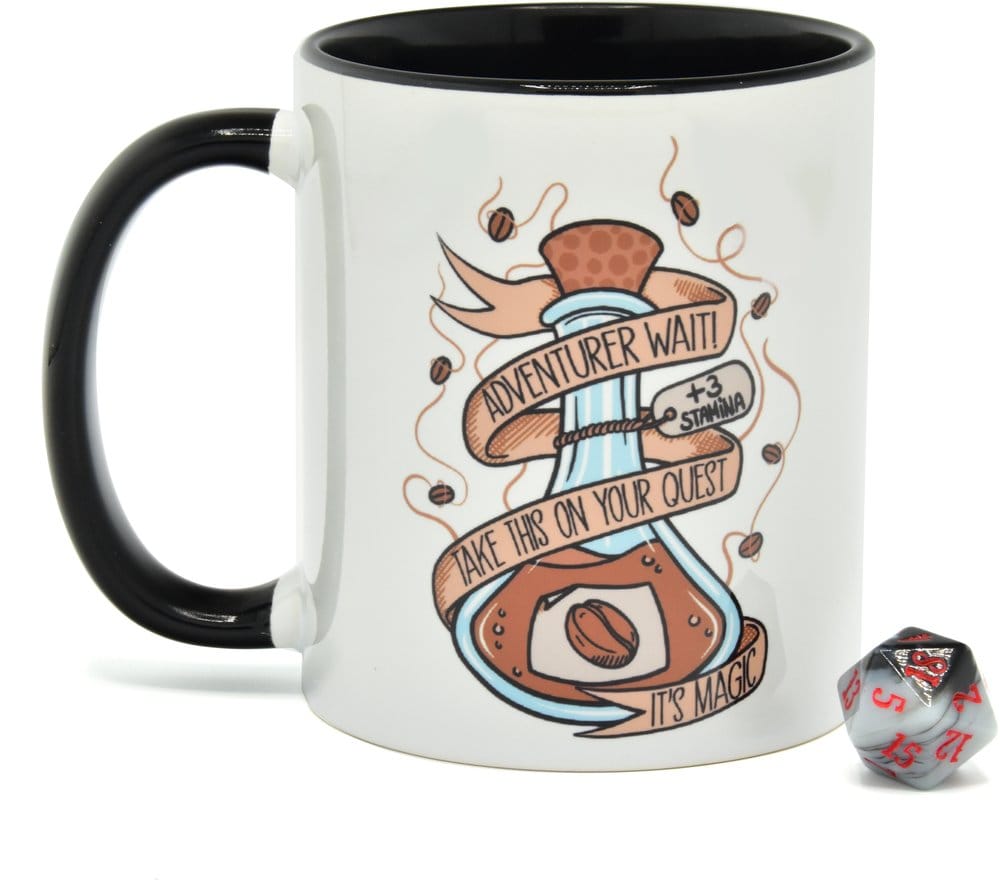 Glassstaff Geschenkbox Tasse & Würfel D20 Coffee Potion - Anime Figuren günstig kaufen