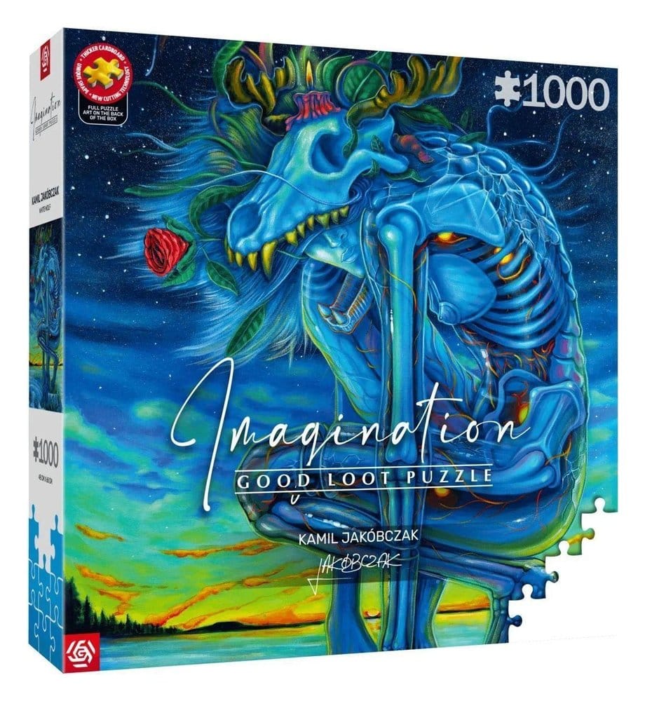 Imagination Series Puzzle Kamil Jakóbczak Bialy Wilk (1000 Teile) - Anime Figuren günstig kaufen