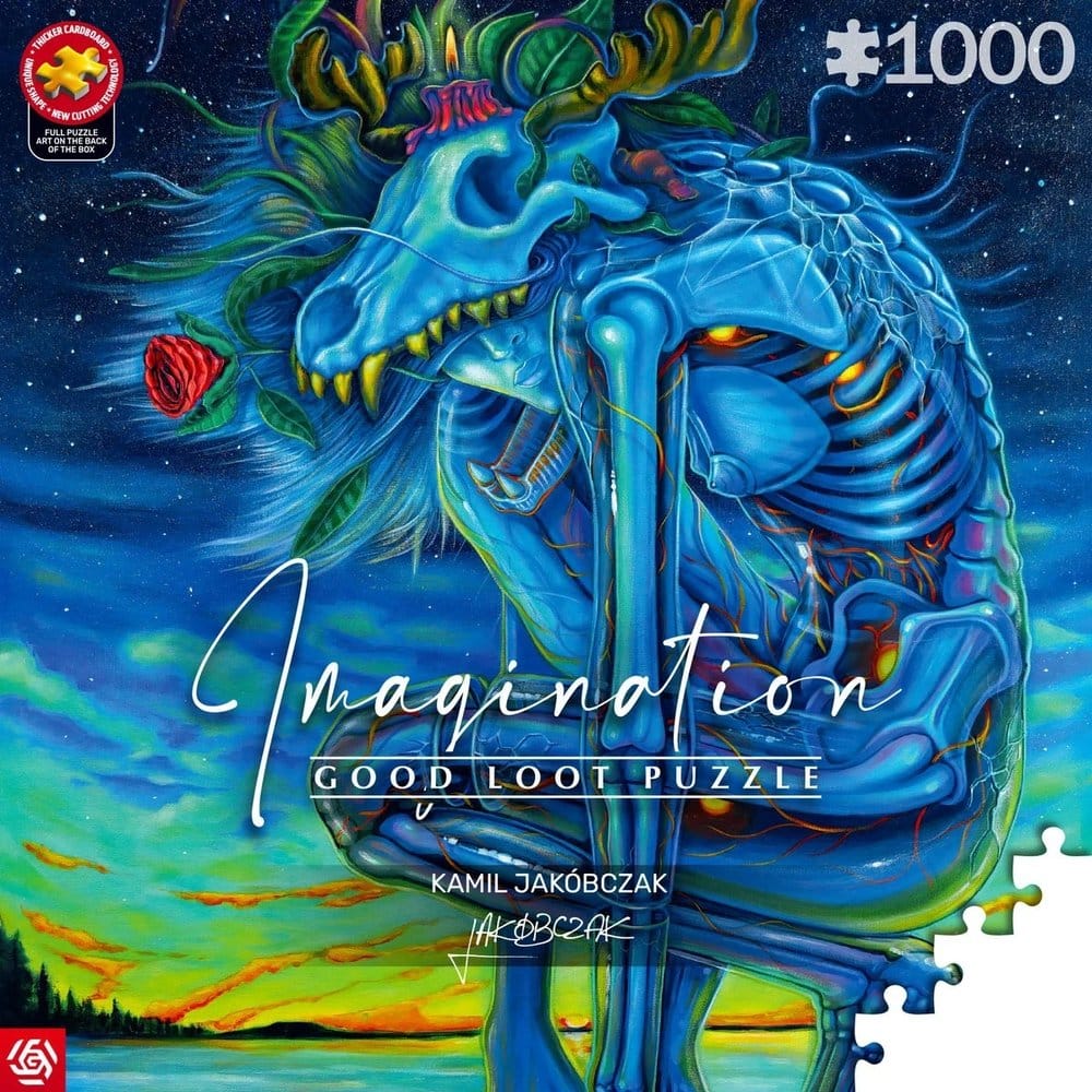 Imagination Series Puzzle Kamil Jakóbczak Bialy Wilk (1000 Teile) - Anime Figuren günstig kaufen
