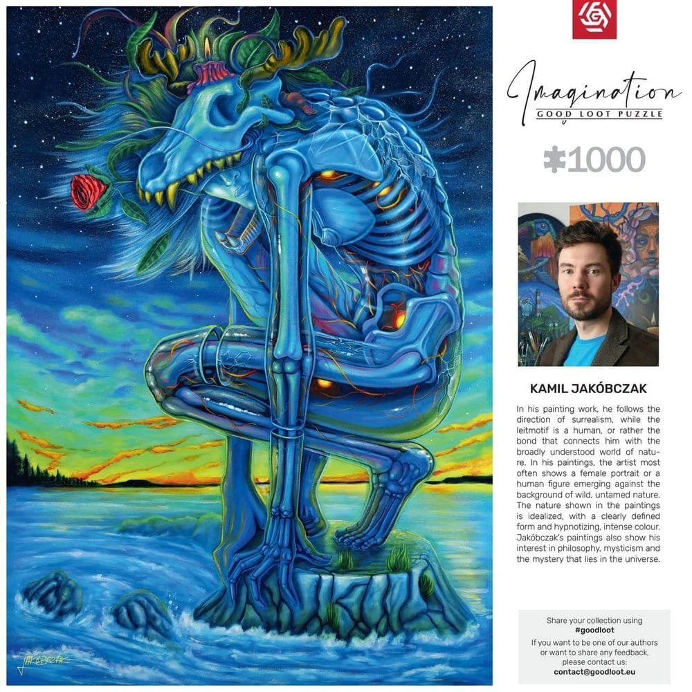 Imagination Series Puzzle Kamil Jakóbczak Bialy Wilk (1000 Teile) - Anime Figuren günstig kaufen