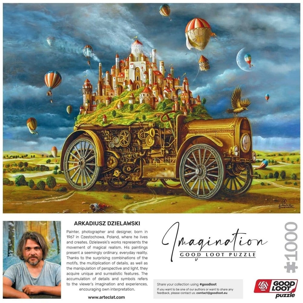 Imagination Series Puzzle Arkadiusz Dzielawski Wielka przeprowadzka (1000 Teile) - Anime Figuren günstig kaufen
