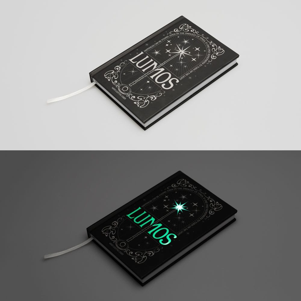 Harry Potter Premium Notizbuch A5 mit Licht Lumos Maxima - Anime Figuren günstig kaufen