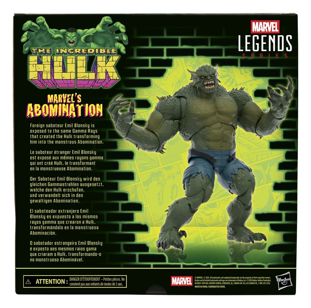 The Incredible Hulk Marvel Legends Actionfigur Marvel's Abomination - Anime Figuren günstig kaufen