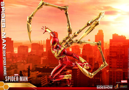 Spider-Man (Armadura Iron Spider) Figura Colecionável Escala 1/6 – Hot Toys Video Game Masterpiece (Marvel's Spider-Man)