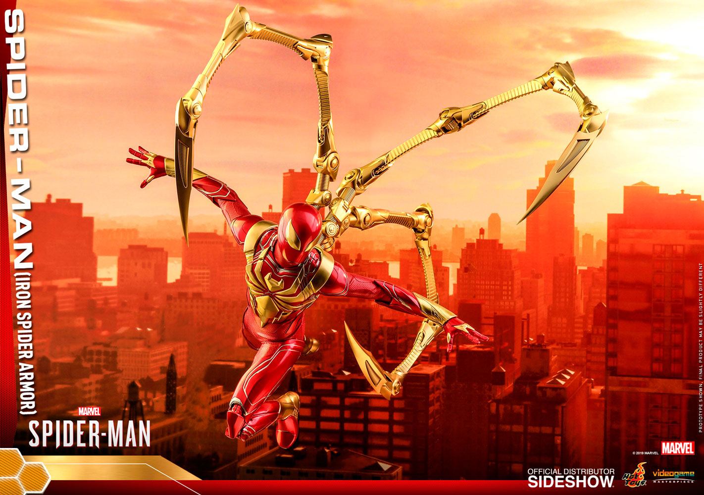 Spider-Man (Armadura Iron Spider) Figura Colecionável Escala 1/6 – Hot Toys Video Game Masterpiece (Marvel's Spider-Man)