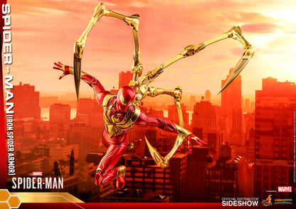 Spider-Man (Armadura Iron Spider) Figura Colecionável Escala 1/6 – Hot Toys Video Game Masterpiece (Marvel's Spider-Man)