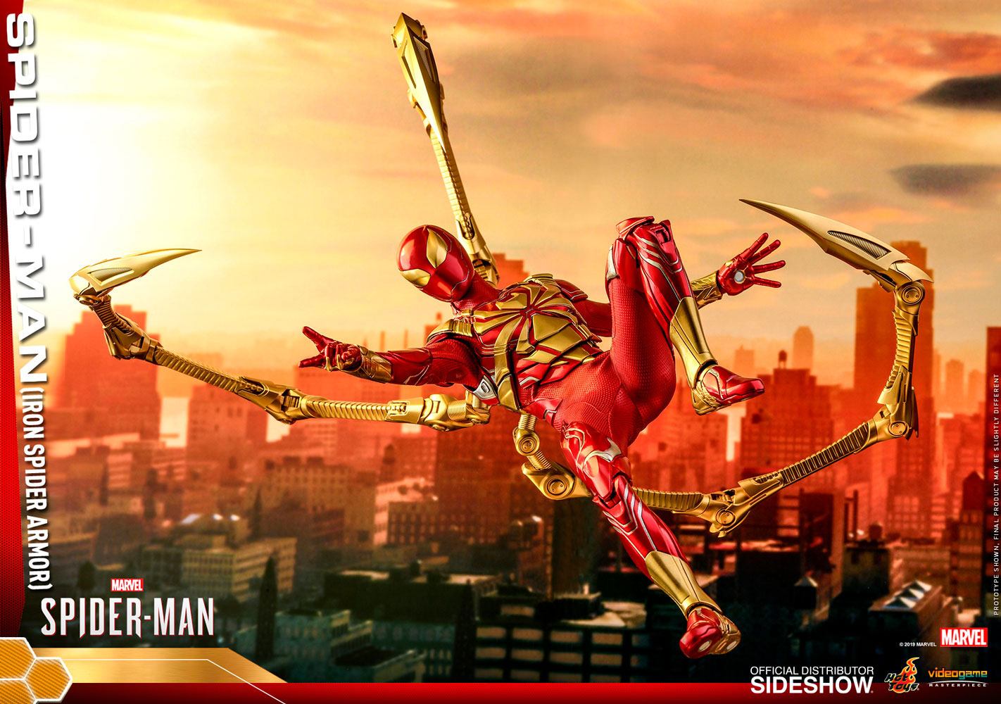 Spider-Man (Armadura Iron Spider) Figura Colecionável Escala 1/6 – Hot Toys Video Game Masterpiece (Marvel's Spider-Man)
