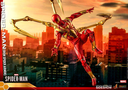 Spider-Man (Armadura Iron Spider) Figura Colecionável Escala 1/6 – Hot Toys Video Game Masterpiece (Marvel's Spider-Man)