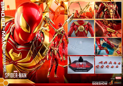 Spider-Man (Armadura Iron Spider) Figura Colecionável Escala 1/6 – Hot Toys Video Game Masterpiece (Marvel's Spider-Man)