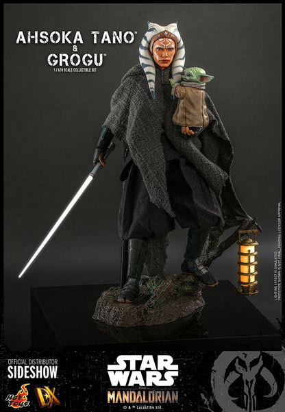 Ahsoka Tano &amp; Grogu Star Wars The Mandalorian Hot Toys